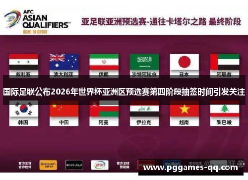 国际足联公布2026年世界杯亚洲区预选赛第四阶段抽签时间引发关注